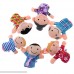 Baby Kids Plush Cloth Play Game Learn Story Family Finger Puppets Toys Set Pack of 6 B00Y2HTV1G